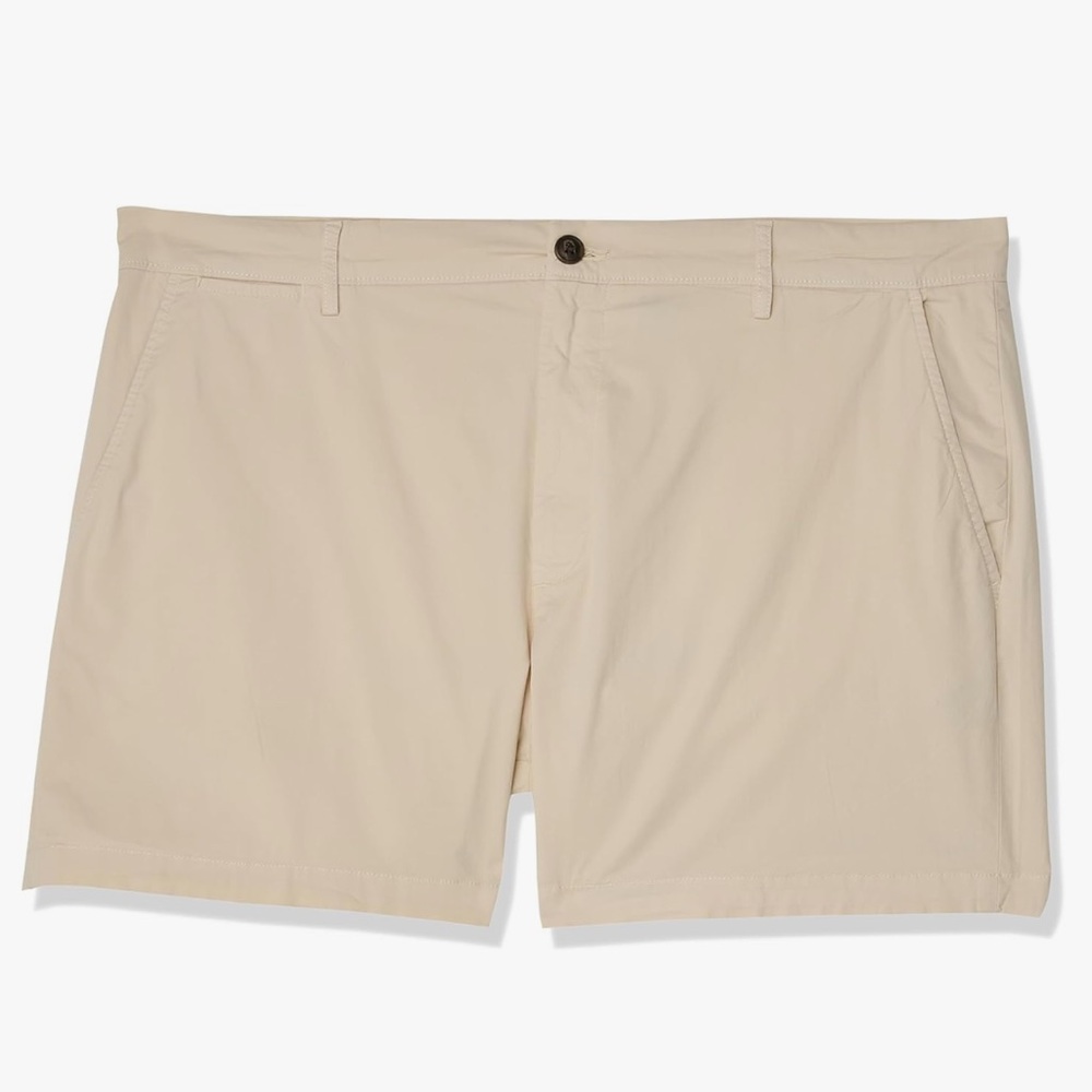 Goodthreads Men's Slim-Fit 5" Flat-Front Comfort Stretch Chino Short. Size 31.